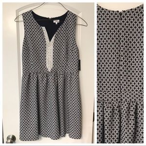 NWT Navy and White Crown & Ivy Dress
